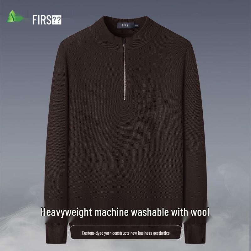 FIRS Men s Wool Blend Mock Neck Pullover Sweater XL