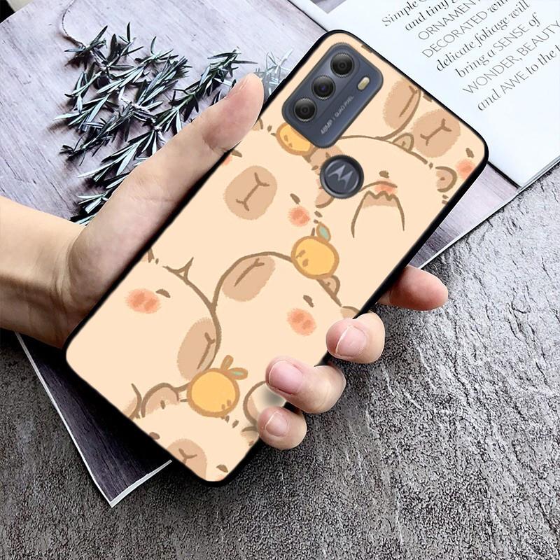 

Cute bay Animal Dog Fro Pig Phone Case For Moto G84 G22 G32 G42 G52 G62 G53 G72 G60 G60S G100 G10 G20 G30 G13 G50 G 5G G Pure Moto G32