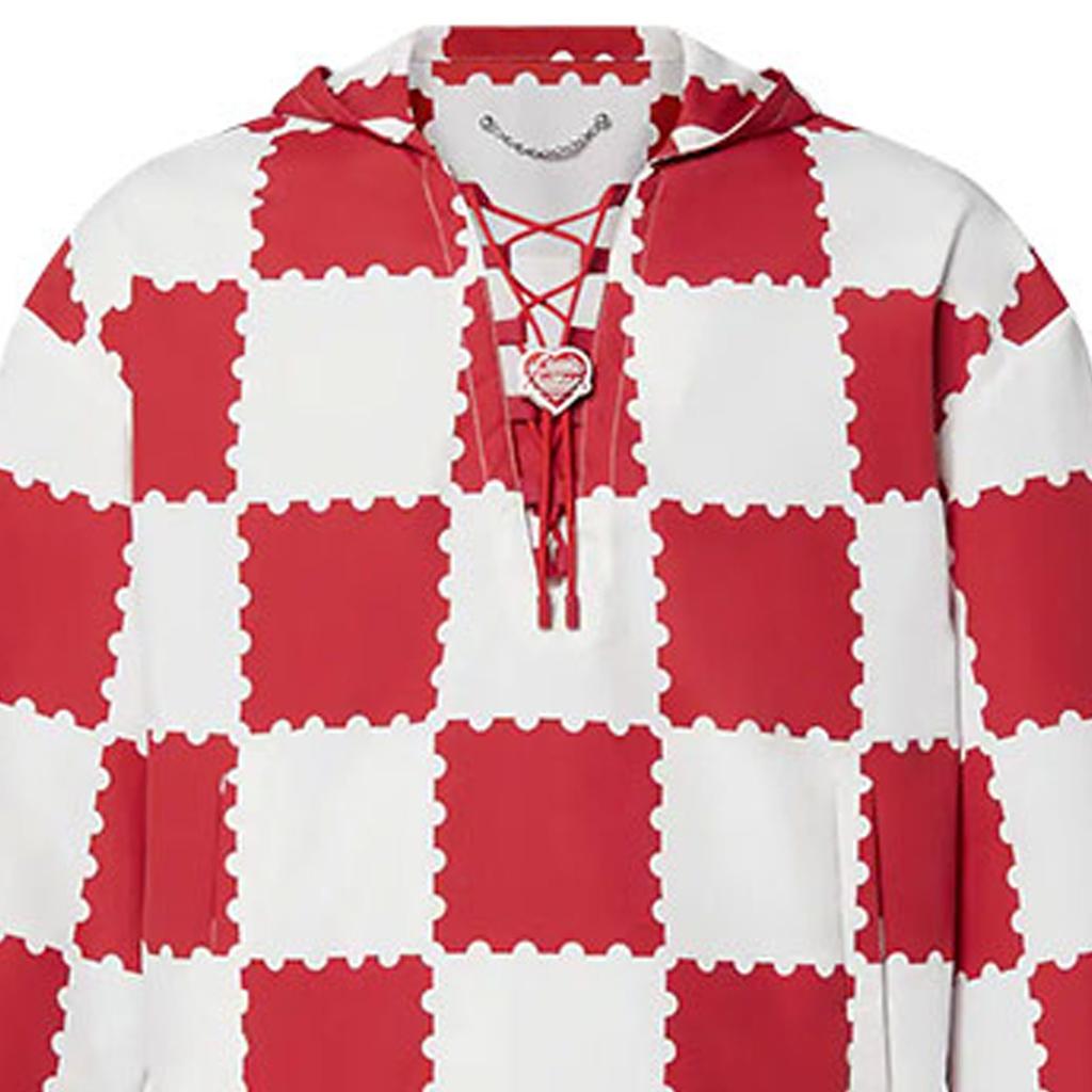 Louis Vuitton Jacket Men's Red White 1A9GPP
