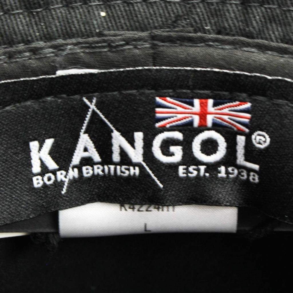 KANGOL KANGOL Emmerhoed, maat M SMOG (51), unisex, effen, katoen met merklogo, kg-100169215.
