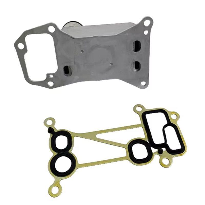 Engine Oil Cooler For BMW F07 F10 F11 F01 X5 E71 X6 E71 520D 525D 530D 5989070105 11428512435- Fits Specific Models