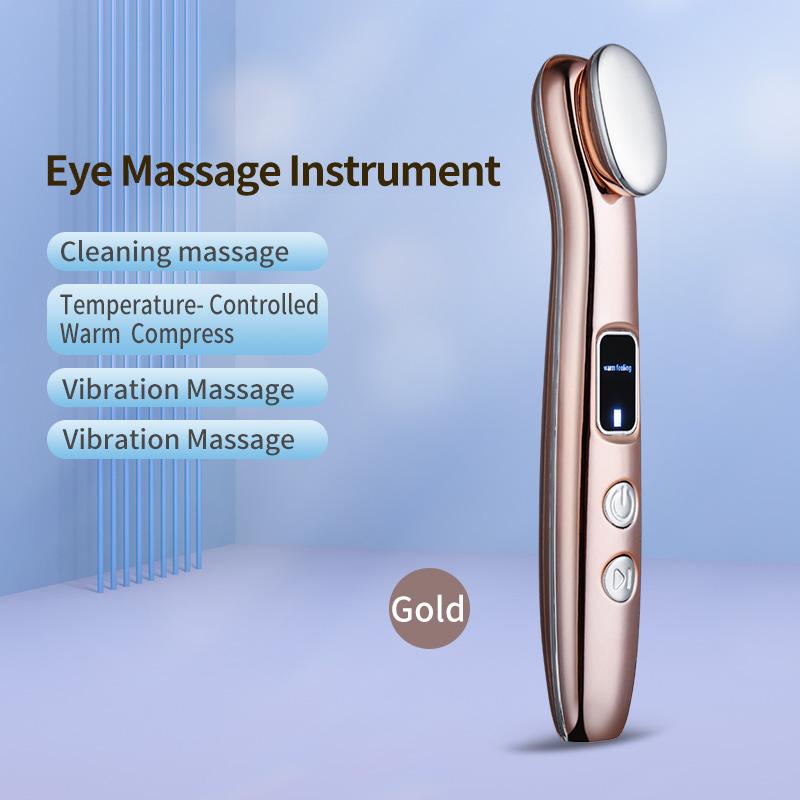 Portable Rechargeable Eye Massager Pen Adjustable Vibrating Massage to Relieve Eye Fatigue, An Essential Eye Care Tool.