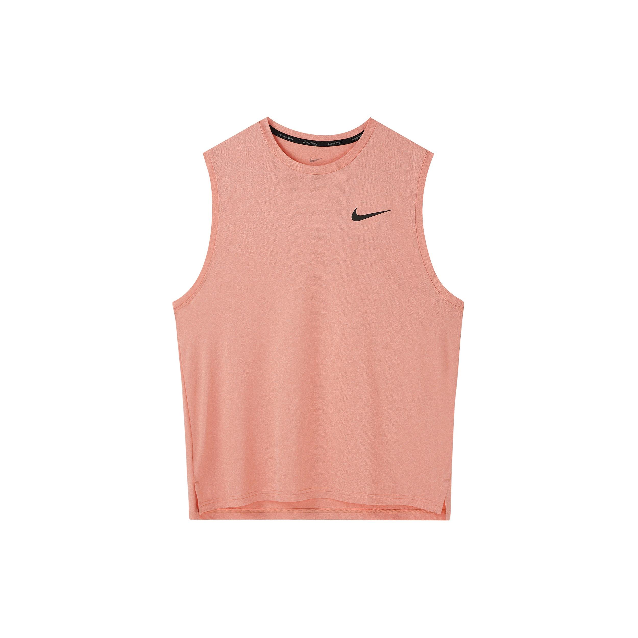Men s Nike Solid Color Logo Quick Dry Breathable Sports Training Madder Root Brown Vest CZ1185-827 XXL