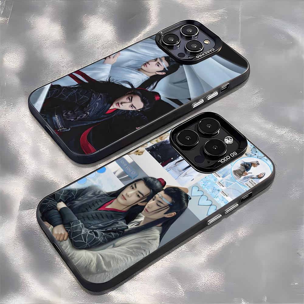 Wang Yibo XiaoZhan Phone Case For IPhone 17 Air 16 E 15 14 Plus 13 12 11 Pro Max Colored Silver Cover