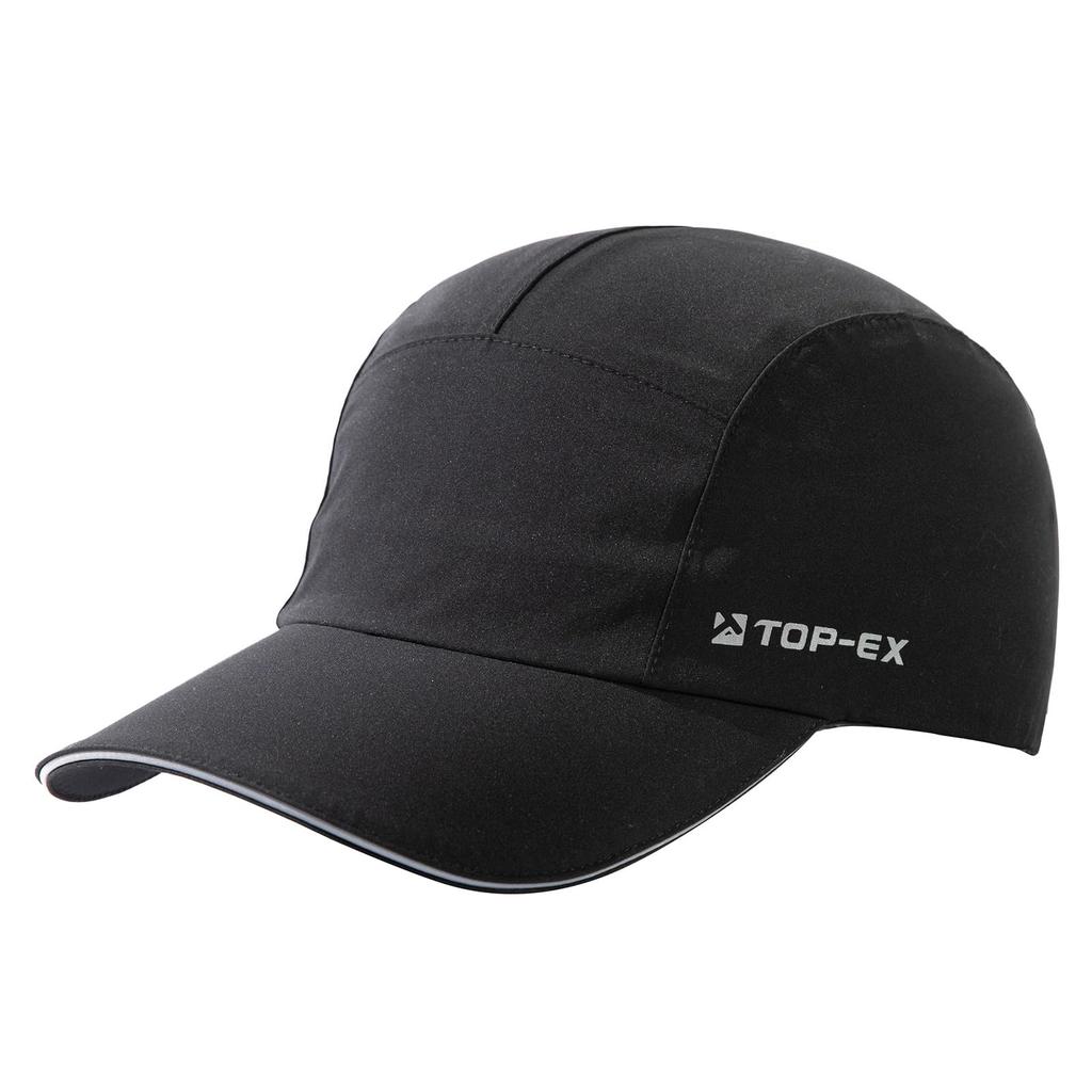 5 Panel Cap for Large Baseball Mountain UV UV Rain Size [TOP-EX] Men, Size, Hat, Waterproof, Women's, Guy, Summer, Golf, Cycling, Summer, Black,