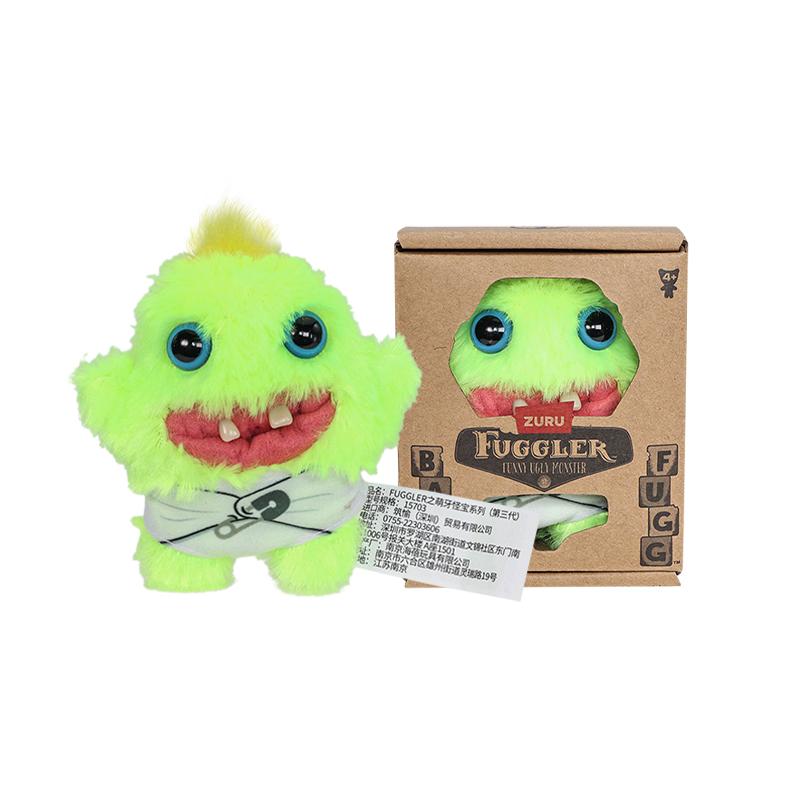 Original Fuggler Plush Mr Needles Screech Oogah Boogah Funny Ugly Monster Baby Fugguler Series Babies Fugg in Diaper Soft Toy
