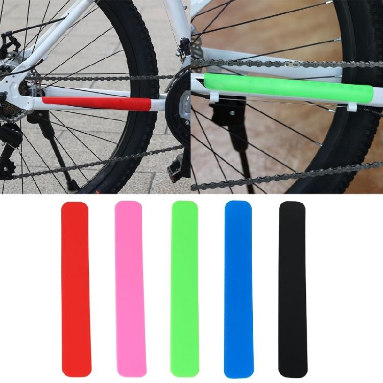 Road Bike Down Tube Frame Protector Silicone Sticker Bike Chainstay Protector