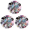 50pcs Waterproof Multi-color Tiktok Short Video App Logo Stickers For Creative Decor