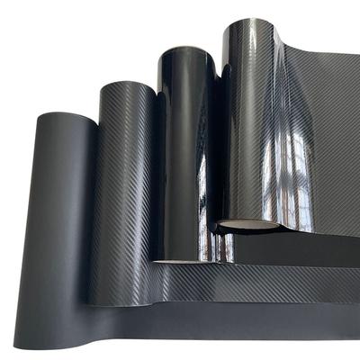 3D Vinylová fólia s karbónovým vláknom Lesklá čierna Matná čierna Samolepiaca vinylová fólia na auto Nálepka Fólia Konzola Počítač Laptop Skin