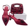 Sandale Elegante cu Strassuri, Vârf Ascuțit și Toc Înalt, în Stil Italian, pentru Femei