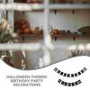 Halloween Pull Flag Happy Birthday Banners Hanging Party Supplies Bunting Plastic Theme