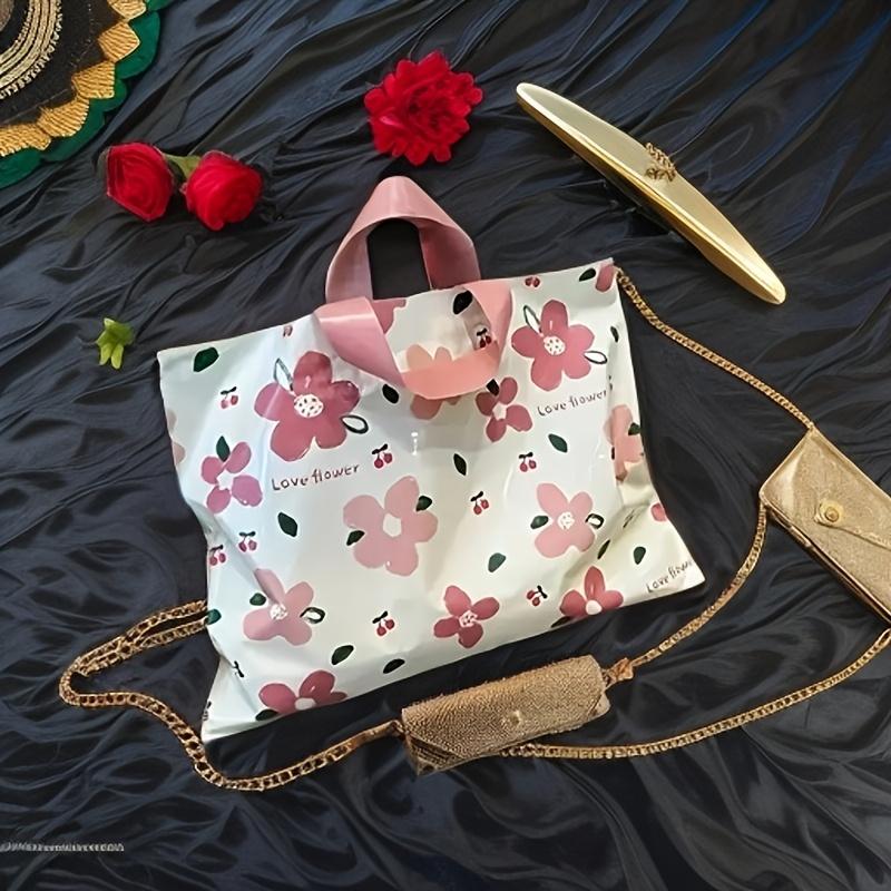 50 Stück Geschenktüten - Vielseitige Einkaufs- und Gastgeschenktüten für Hochzeiten, Geburtstage und mehr - Verdickte Plastiktüte Geschenktüte Einkaufstüte