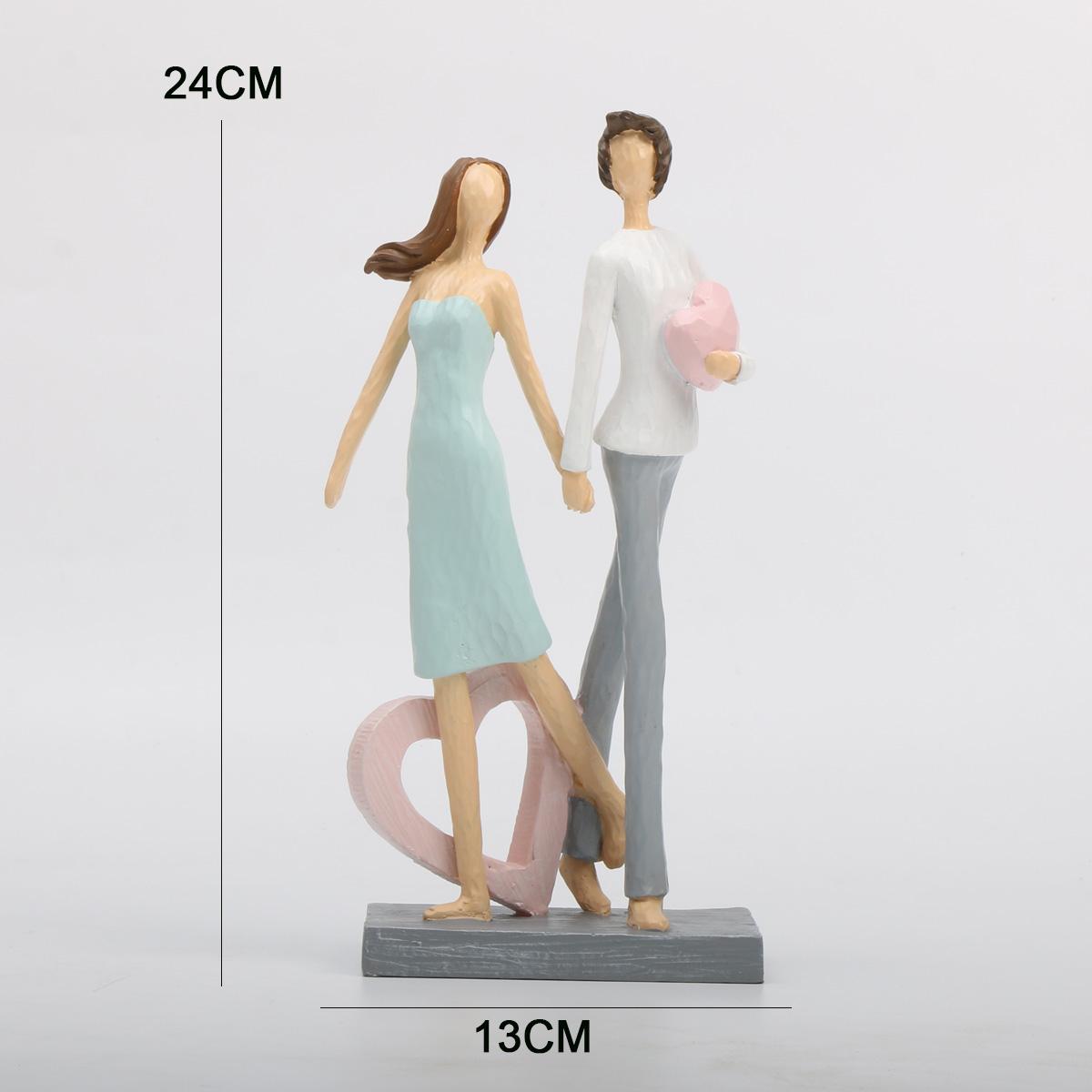 

1 шт. Абстрактное украшение в виде пары, статуэтка из смолы ArtCraft, для книжной полки, дома, гостиной, офиса, кафе, декора, столешницы