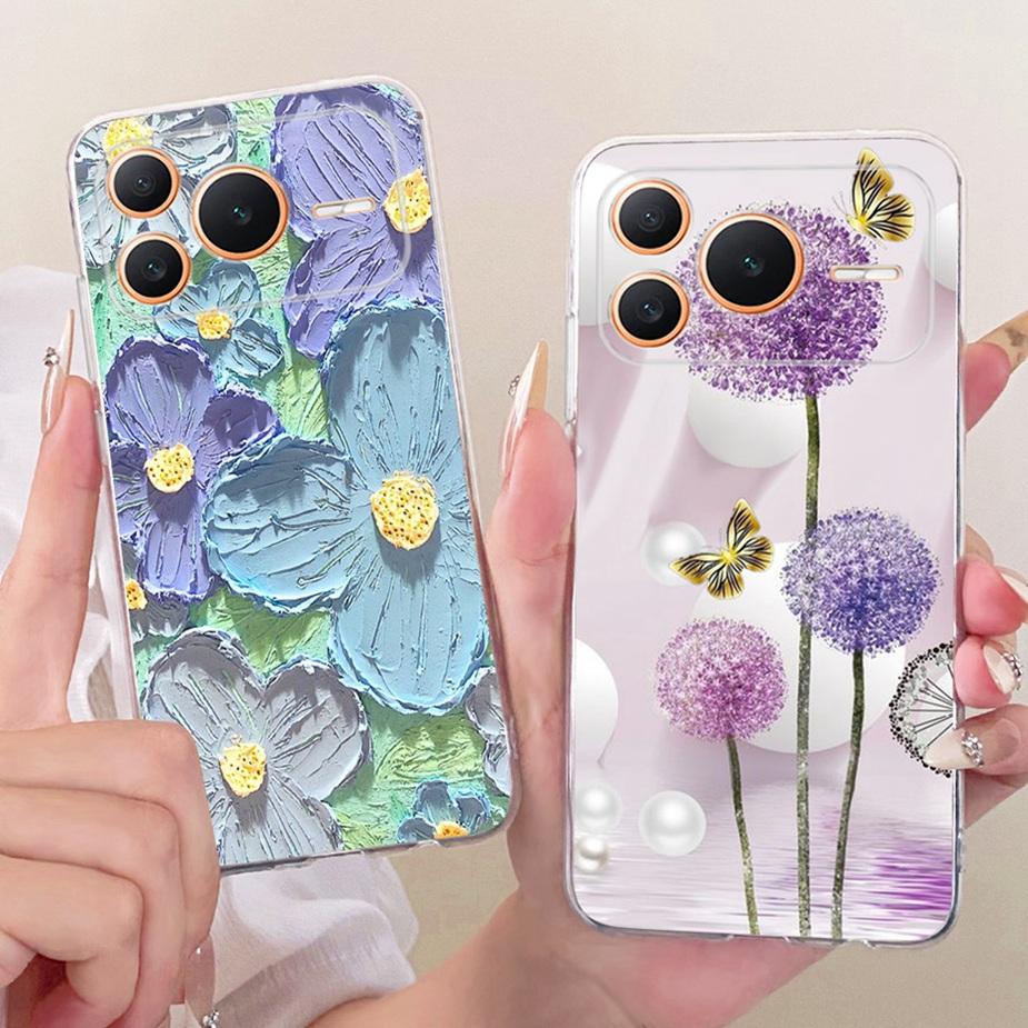 For Honor Power 2 5G Case SER-AN00 Luxury Girl Peacock Painted Cover Soft Slim Phone Case For Honor Power Power2 5G Fundas Coque