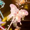 Iron Wire Strip Stick Butterfly-shaped Lantern DIY Kit Mid-Autumn Festival Lantern  Hanfu Props