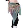 Hot Diamond Waist Chain Group Versatile Belly Dance Triangle Grid Diamond Hip Scarf Multi Layer Tassel