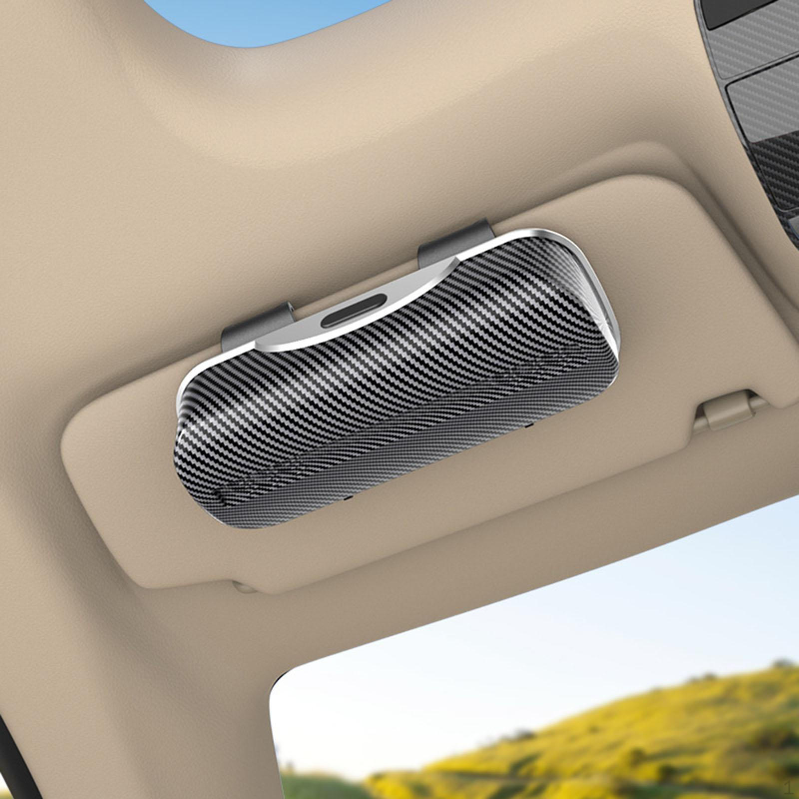 

Sunglasses Holder for Car Visor Auto Glasses Case Vehicle Accessories Convenient Universal Box