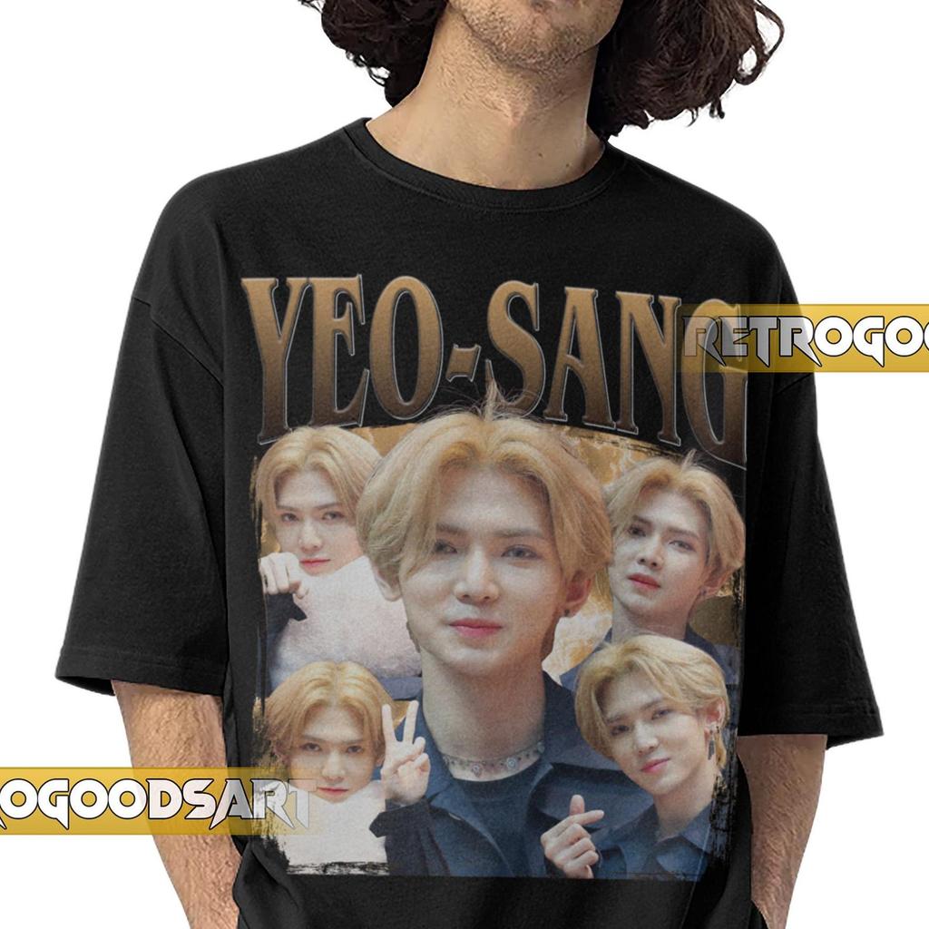 YEO-SANG ATEEZ K-Pop Retro Shirt / Kang Yeosang Ateez Vintage Band Tee / Yeosang Ateez Bootleg T-Shirt / Atiny Kpop Boyband Concert Merch