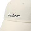 MALBON GOLF Malbon Basic Logo Script Cap Off White