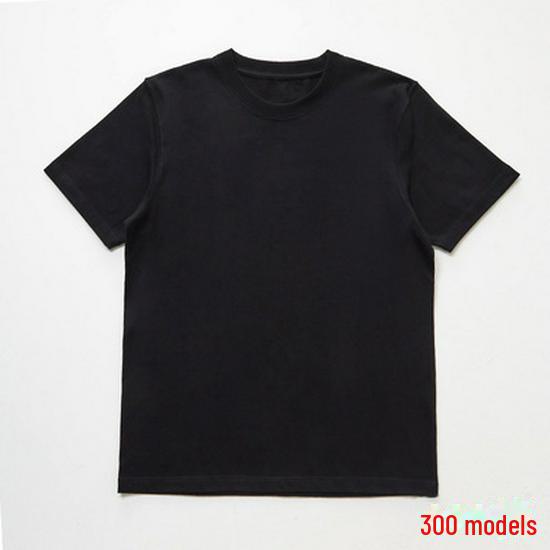 Unisex Koszulka z krótkim rękawem, ciężka bawełna 300g/m² - Bez deformacji, jednolite kolory