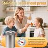 Stainless Steel Meat Steamer With Thermometer For Home Cooking And Gift