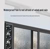 No-Installation, Drill-Free Window Exhaust Fan for Bedroom Ventilation