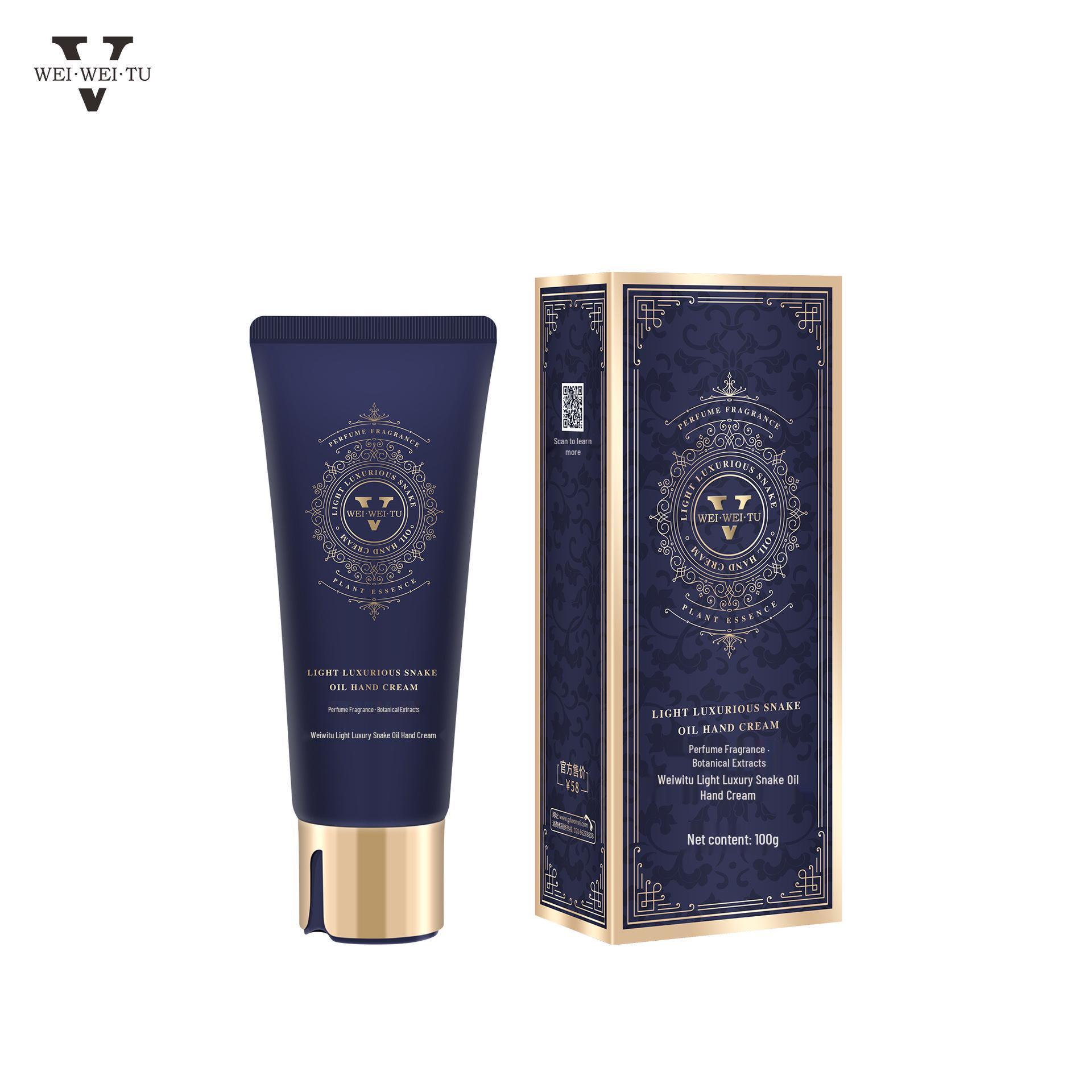 

Weiwitu Luxe Snake Oil Hand Cream: Moisturizes, Hydrates, Prevents Dryness and Cracking for Men and Women.
