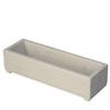 Bienvenida Madera Jardinera Compacta 60 Tipo CP60-GC Capacidad Aproximadamente 10 litros GC Crema Jardín Longitud 60cm Altura 15cm Profundidad 18cm