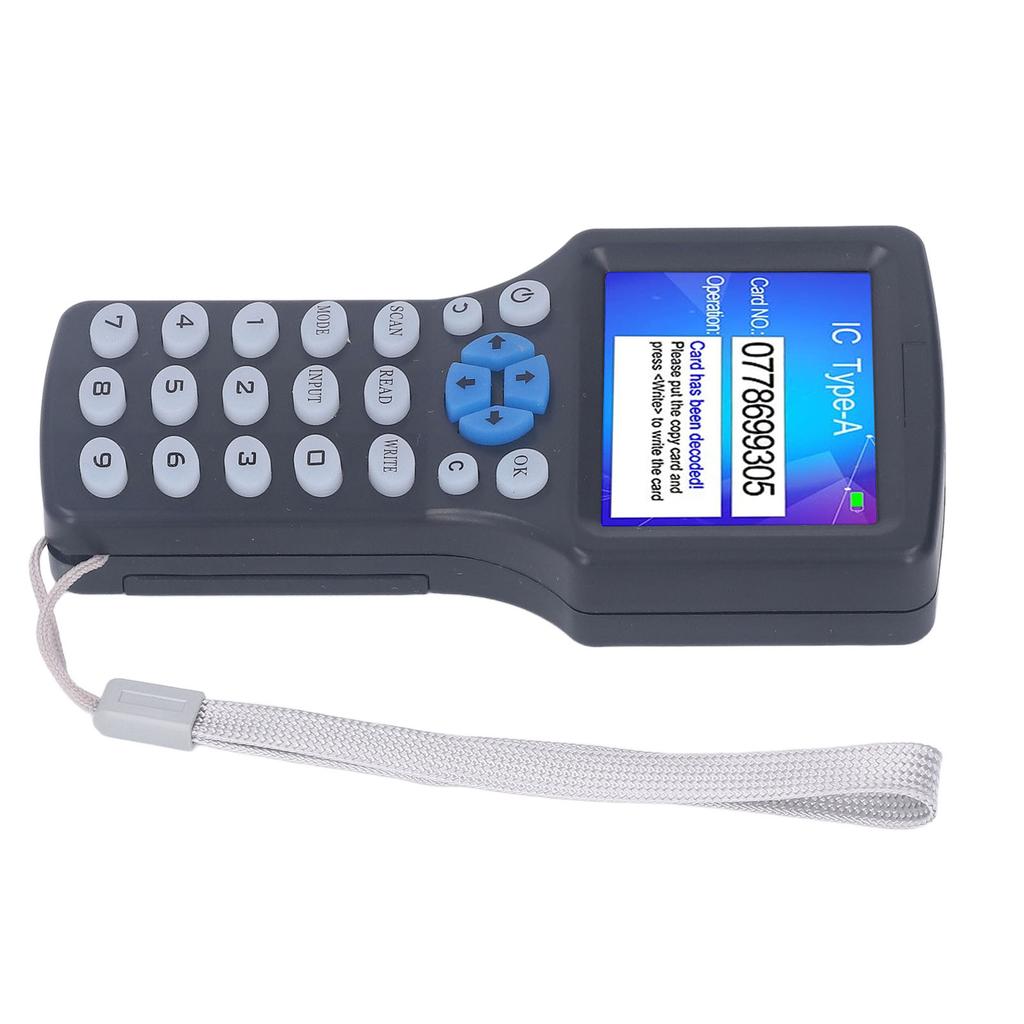 Black NFC RFID Card Reader with UID Keychain HD 2.8inch Full Color Screen Card Copier Writer Duplicator