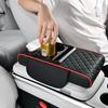 Car Center Console Armrest Cushion Thicken Arm Rest Box Pad Side Extension Cushion with Cup Holder Tissue Box Organizer Bag Universal Armrest Cover