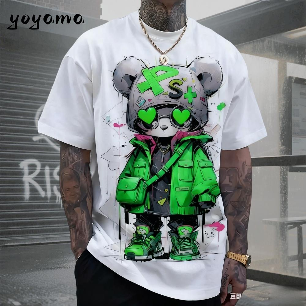 MDHAO xin nan zhuang  3D txu Heren T-shirts Hip Hop Beer Patroon 3D Print Herenkleding Zomer Nieuwe Streetwear Oversized Unisex T-shirt Harajuku Herenkleding XXS