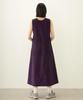Milkfed Women's Corduroy Jumper Skirt Casual Dress in Purple