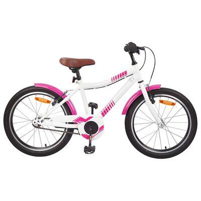 vidaXL Children's Bike 18 Inch for Ages 5-7 Pink