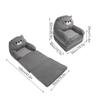 Kids Couch Toddler Chair Plush Cute Cat Fold Out Floor Seating Cushion Armrest Sofa Bed for Napping