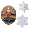 Candlestick Mould Star Shape Candle Holder Silicone Molds DIY Resins Castings Molds for Festival Table Home Decorations