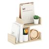 Furinno Hermite Tabletop Bookshelf and Storage Organizer, Bauhaus Oak