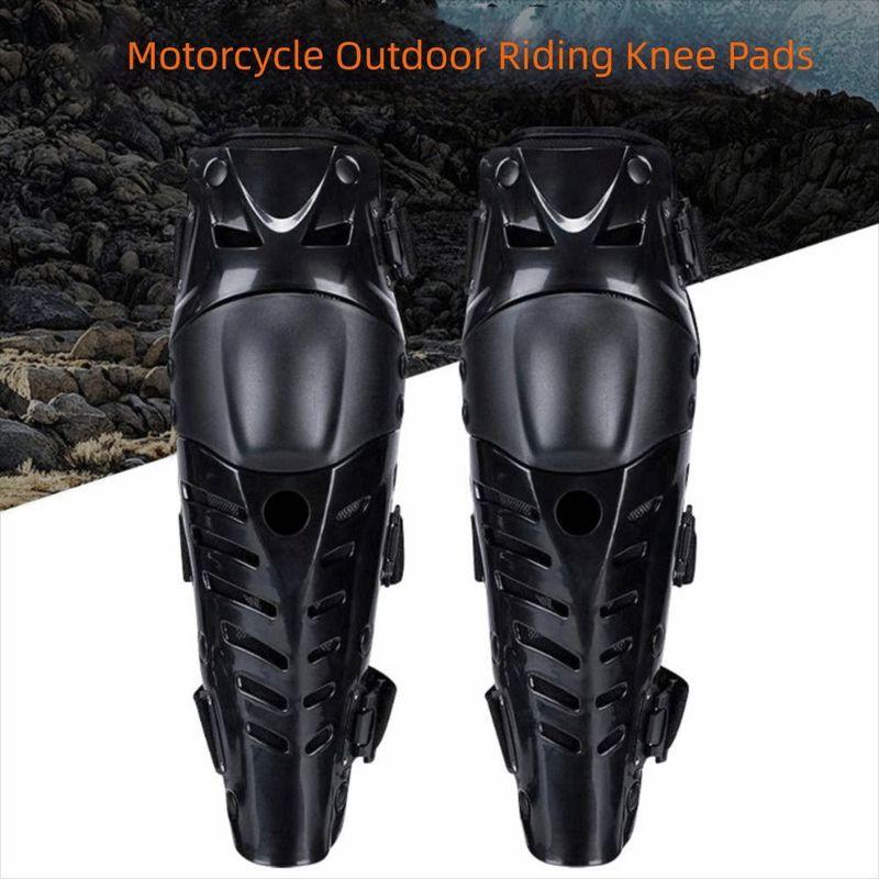 Unisex Durable Motorcycle Knee Pads Comfortable Soft Knee Guard Breathable PE Material Knee Protector MTB Riding