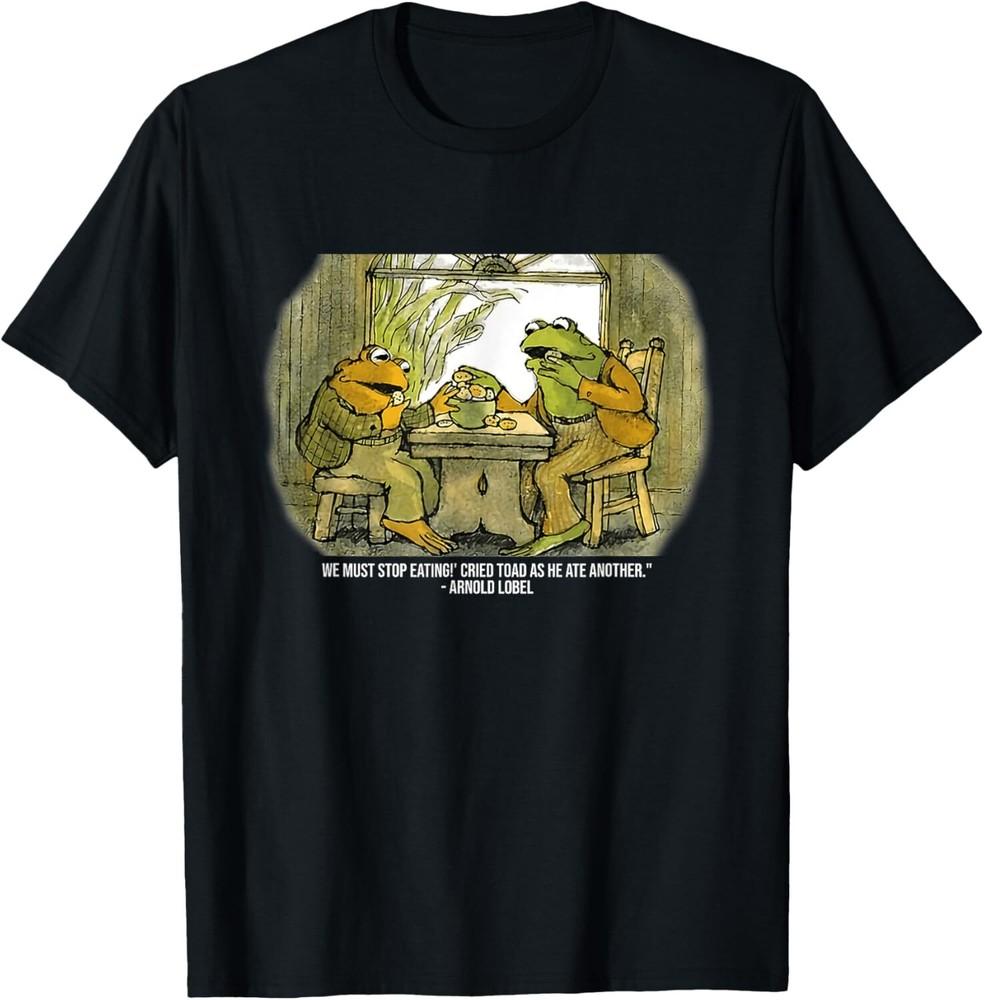 We Must Stop Eating Cried Toad As He Ate Another Frogs T-Shirt Tops Tee