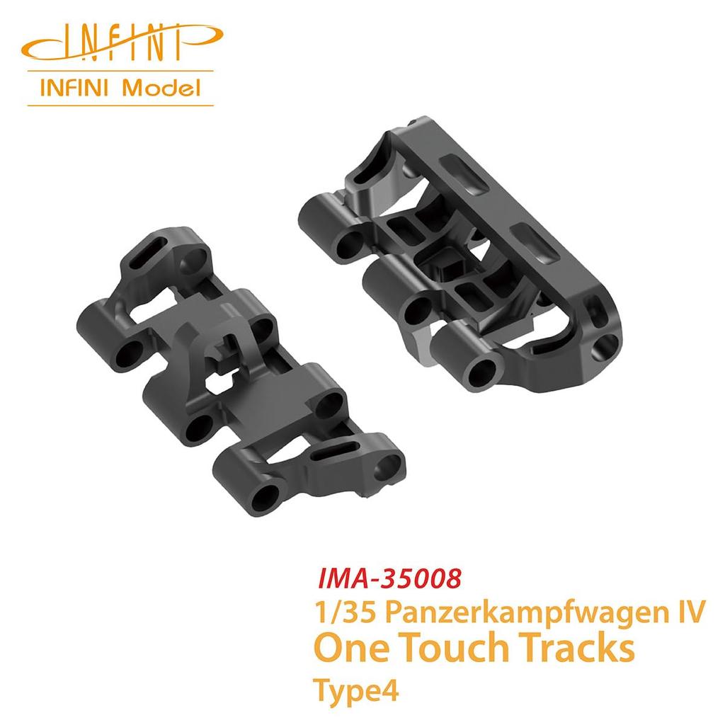 Infini Model German Type 4 Track for Panzer IV Printed Connectable Plastic Model Parts IMA35008 1/35 (3D Track) (Tank)