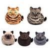 Cat Travel Makeup Bag Drawstring Cosmetic Organizer Cat Design Lay Flat Large Capacity Cosmetic Pouch Gift for Cat Lovers