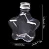 200 ml Niedliche Stern Plastikflasche Klar Milchtee Kaffeeflasche Transparent Trinkflasche Wasserbecher Saftgetränkeflaschen