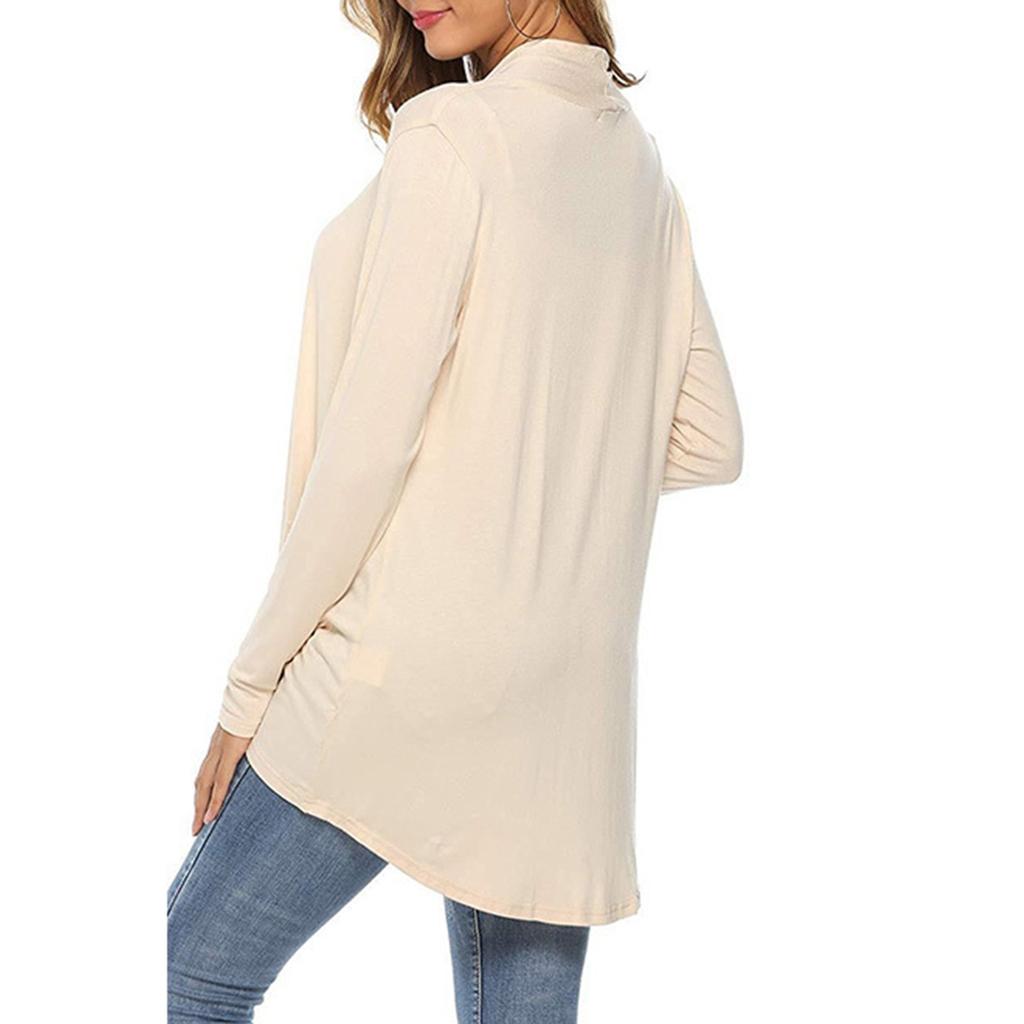 Women's Fashion Color Long Sleeve Ride Slim Cardigan Jacket