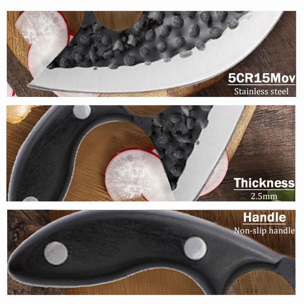 Three-piece Set Stainless Steel Utility Knife Boning Knife Chef Knife for Cooking Small Pocket Kitchen Knife with Sheath