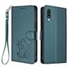 WEFOR Cute Cat Wallet Case for Samsung Galaxy A06 A70 A50 A42 5G A30 A21S A20E A10S A10E, Flip Cover, Card Holder, Kickstand
