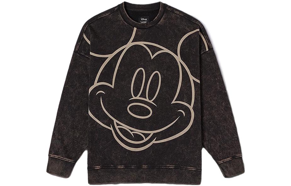 Толстовки Vans X Disney Унисекс Черный Круглый вырез Средняя Обычная VN000HD2BLK 2XL