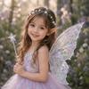 Sparkling Wings Wreath Elf Ear Set Foldable Fairy Cosplay Set Butterfly Wings Set  Themed Party