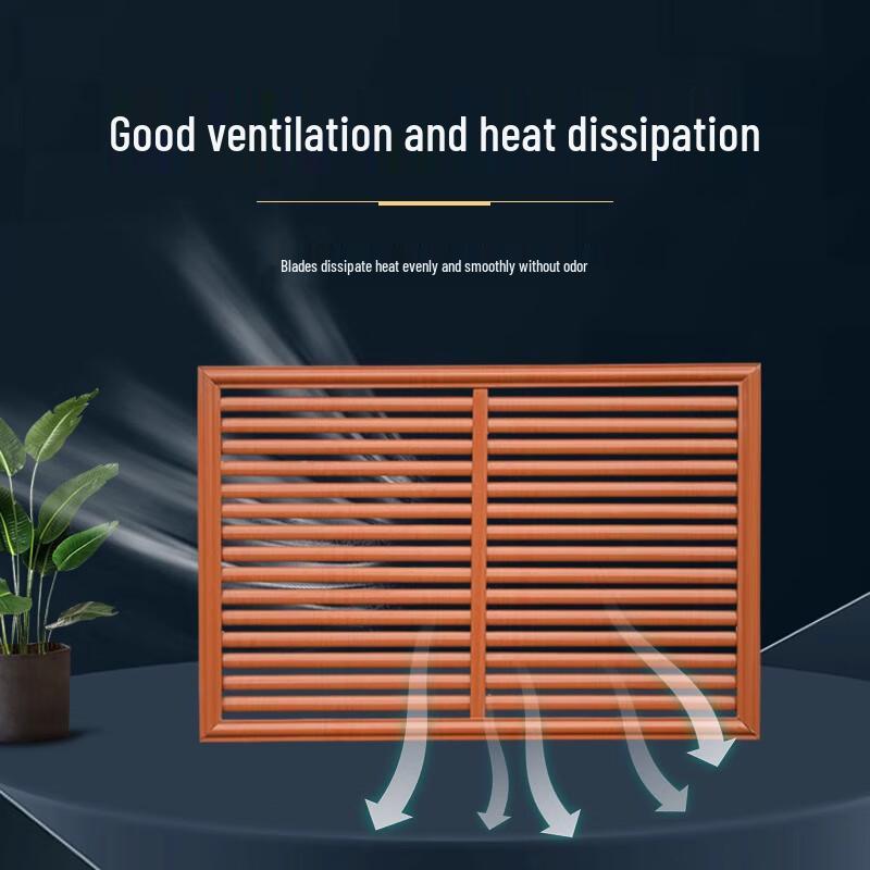 KANGDIPU Wrought Iron Louvered Radiator Cover