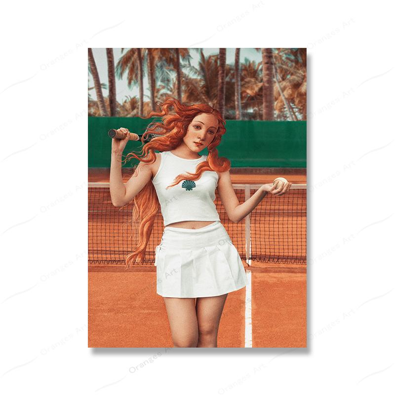 

Обнаженная женщина Мона Лиза сексуальная девушка настенное искусство плакат печать ретро скандинавская фреска хрупкое бикини холст картина гостиная спальня домашний декор 21x30cm No Framed