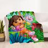 Dora's Jungle Adventure Blanket Soft Warm Cozy Great for Office Bedding Seaside for All Seasons Modern Gifts For Family Or Friends