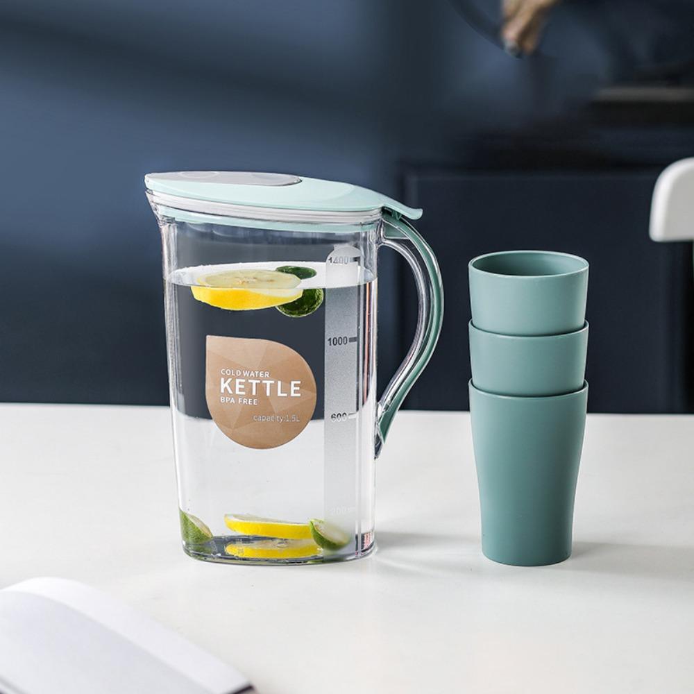 Heat Resisttant Water Pitcher Large Capacity Water Pot BPA Free Water Jug  Dinning Room